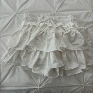 Ruffle mini skirt